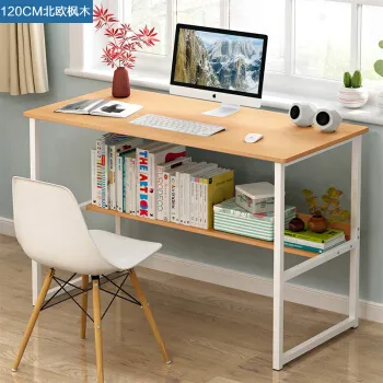 Modern Home Office Desk 120x60/70cm Workstation Desk Writing Table Living Room Wood Table Computer Desks Study