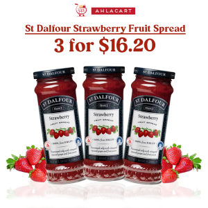 St Dalfour Fruit Spread Strawberry 3x284g - 3 for $16.20