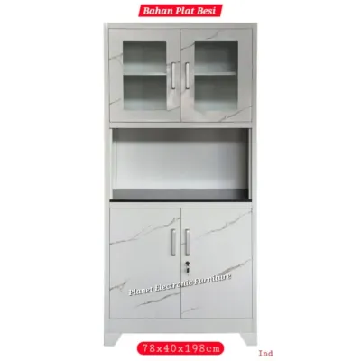 kitchen set plat besi 2pintu Lemari sayur lemari dapur Lemari besi Lemari anti rayap lemari tahan banjir
