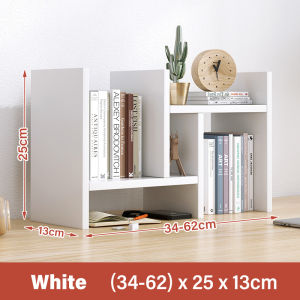 Desktop Adjustable Bookshelf Foldable Storage Rack Portable Desktop Rack Storage Organizer