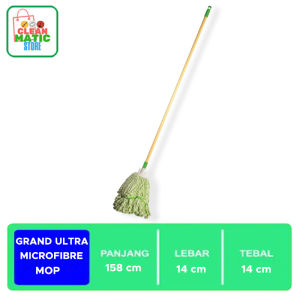 Clean Matic - Grand Ultra Microfibre Mop Pel Lantai