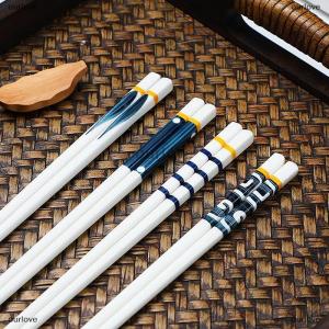 [COD] ourlove Japanese Style Chopsticks Bone Porcelain Long Chopsticks Sushi Chopstick Tableware Gifts