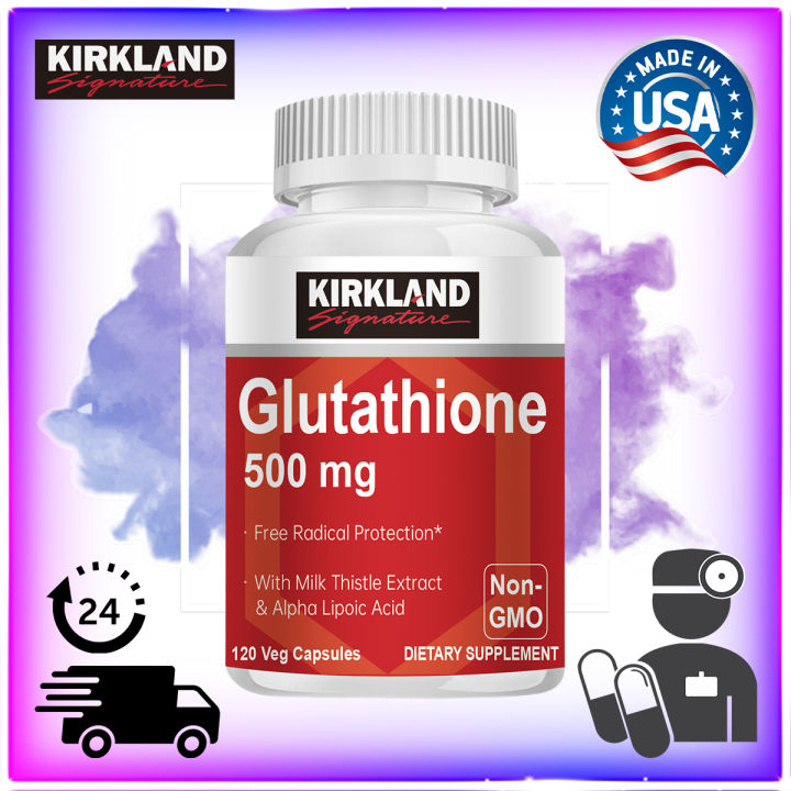 Glutathione 500mg Eliminate free radicals in the body and strengthen  immunity Vitamin A Supplement Immune System Support Free Radical  Elimination 120 Capsules Pack - Lazada