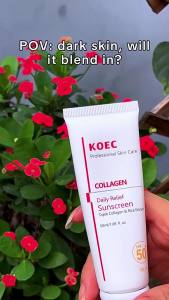 KOEC Rice Collagen Face Cream SPF Moisturizing Hydrating Lightweight Repair Cream