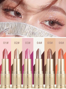 ✨ Eye Shadow Liquid/Eye Shadow Cream/Eye Shadow Powder/Eye Shadow Stick Long-lasting Color No Fade Dual-Tone Eye Makeup Player Skin-Friendly Lightweight Brightness for Eye Makeup Lovers AGAG Luxe Lazy Eye Shadow Stick