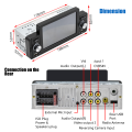 ESSGOO Single 1 Din 5" Car Player Bluetooth Multimedia MP5 Player With Carplay Android Auto FM Receiver Touch Screen Car Radio Free Shipping. 