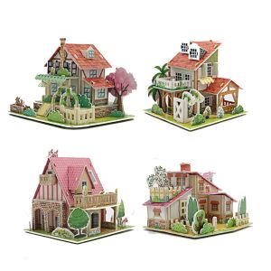 DIY 3D Puzzles Childrens Educational Toys DIY Manual Assembly