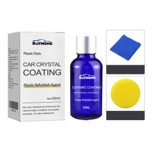 [Enjoy The Same Style As Luxury Cars]Car Glossy Crystal Plating Liquid 汽车塑料翻新镀晶液Remove Stain Waterproof Scratch-Resistant Nano Coating Agent/Long-Lasting Protection Coating Polishing Wax/Car Polishing Solution/Car Interior Cleaner
