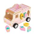 Fisher-Price Wood Ice Cream Shape Sorter (#38369). 