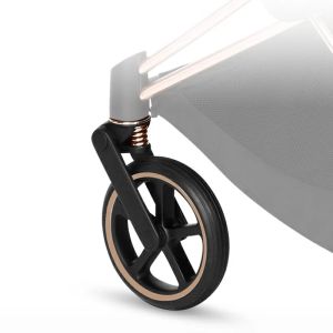 Pram Wheel For Cybex Priam 3/4 Pushchair Full Black Rose White Circle One Front Rear Wheels Baby Buggy Replace Accessories