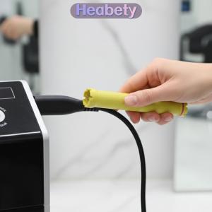 Heabety Digital Perm Rods 140mm 24V for French Wavy Hair Professional Heat Adjustable Quick Curling Salon Tool