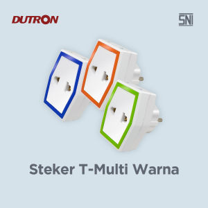 DUTRON Steker T Cabang 3 Colokan Stop Kontak Multi 3 Lubang Murah SNI