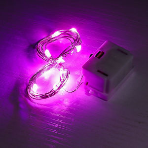 Nhỏ LED đèn đầy màu sắc đèn dây nhấp nháy bầu trời đầy sao dải đèn với dây đồng bong bóng trang trí hoa đèn lồng bấc điện tử