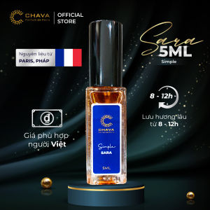 Nước Hoa SARA 5ml Chính hãng Chava Simple dành cho nữ Thơm siêu lâu