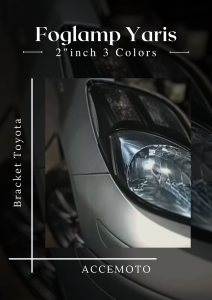 Biled foglamp toyota 2inch 3warna YARIS BAKPAO BAPAO 2006 2009