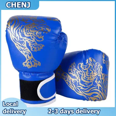 CHENJ Children Professional Boxing Gloves Breathable PU Leather Fighting Gloves Boxing Training Kickboxing Gloves For Sport Sandbag