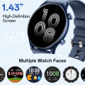 Aolon GTR3 นาฬิกาอัจฉริยะ 1.43'' จอ AMOLED HD แบบเปิดตลอดเวลา รับสาย WhatsApp เครื่องตรวจสอบอัตราการเต้นของหัวใจ 110+ โหมดกีฬา ระดับกันน้ำ แบตเตอรี่ใช้งาน 120 ชั่วโมง. 