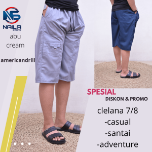 Celana Pendek Pria Dewasa 7/8: Desain Nyaman & Stylish
