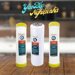 Bộ 3 lõi lọc nước số 123 Sunhouse SHRLL1SHRLL2 SHRLL3 Chính Hãng Yêu Bếp Nghiện Nhà VNM