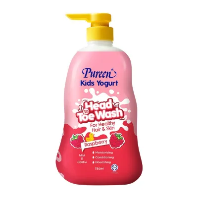 Pureen Kids Yogurt Head To Toe Wash Raspberry