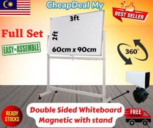 CheapDealMy Double Sided Whiteboard Magnetic With Stand All sizes school office warehouse