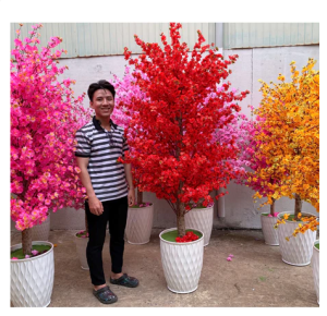 CÂY MAI GIẢ ĐÀO GIẢ NGÀY TẾT [BAO GỒM CHẬU]