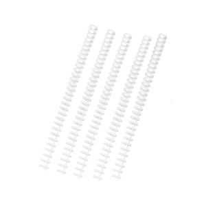 5Pcs 30 Rings Plastic Binding Coil Cuttable Binder Spine 30 Hole 12mm Binding Coils for Binder Planner Journal Notebook