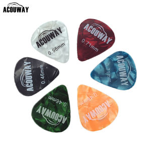 10-50 Pieces Celluloid Guitar Picks Mediator Thickness 0.46/0.71/0.96/1.2 MM Electric Bass Pick Plectrum Guitar Accessories