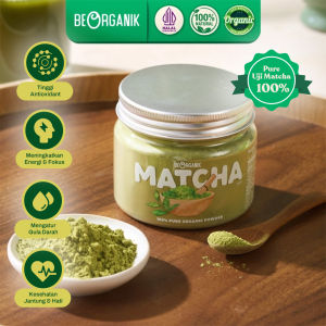 Beorganik Pure Matcha Powder / Bubuk Matcha Organik Murni Uji Matcha Jepang