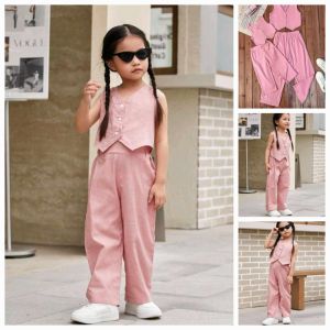 rosanna Best Seller Casual Sleeveless Vest  and Pleated Skirt  for Girl  Teen-ager Tween Set Terno  - best seller - good quality - super kapal ng tela - trending  - 100 percent cotton - mall quality - Top pick  - madaling maubos - trending  - made of impo