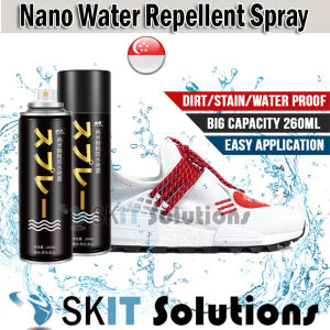 【SKIT SG】Nano Protector Waterproof Water Repellent Spray Prevent Stain Water For Sport Shoes Leather Bag Clothes Most Effective Protector Nano-Coating for Fabric to Keep things Dry Water Proof