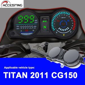 New 2023 LED Motorcycle Speedometer For Brazil CG/Titan 150 ESD 2009 to 2013 AZUL 37100-KVS-901