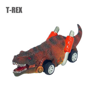 Dinosaur Toys Car for Kids Boy 6 Pack Jurassic Dinosaur Monster Pull Back Vehicles Collectable Party Favor Toys Gifts for Boys Girls