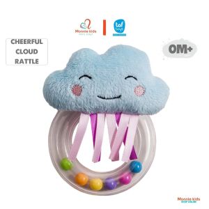 Đồ chơi gặm nướu cho bé Taf Toys Cheerful Cloud Rattle 0M+ treo nôi cũi xe đẩy - Monnie Kids