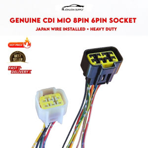 GENUINE CDI SOCKET FOR YAMAHA MIO 8PIN 6PIN HEAVY DUTY WIRE