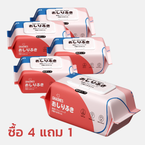 ทิชชู่เปียกเด็ก เช็คมือเช็คปากเช็คขวดนม ผ้าเช็ดทำความสะอาดเด็ค อ่อนนุ่ม ไม่ระคายเคือง ปราศจากแอลกอฮอล์ ห่อละ80แผ่น