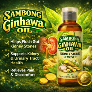 Sambong Ginhawa Oil Kidney Care Herbal Massage Oil Natural Herbal Formula Relief Massage Oil