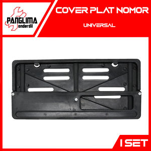 Cover Plat Nomor Plastik Motor Universal Honda-Yamaha-Suzuki Bebek-Matic Polos Hitam-Carbon-Karbon Tatakan-Dudukan Pelat No-Nomer Beat FI-F1-eSP-Street-Pop-New/Vario 110-125-150-LED/Mio M3-Z-S-Soul-Sporty-Smile/X-Ride/Scoopy