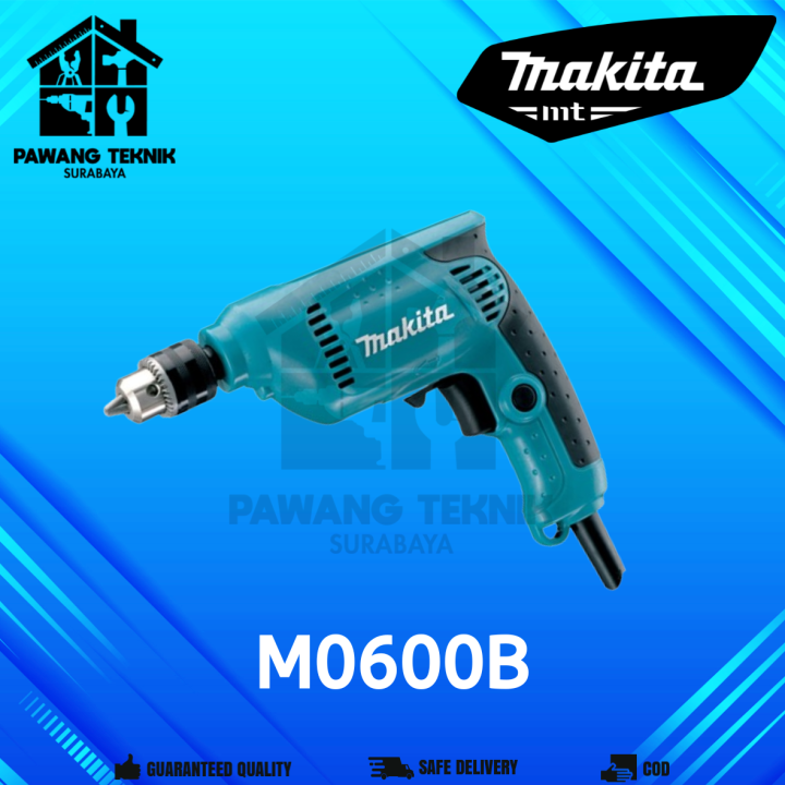 Bor Listrik Makita M0600B Mesin Bor Tangan 10mm 2 Arah Bolak Balik ...