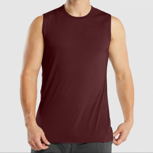 SND PLAIN - MUSCLE TEE SANDO COTTON SPANDEX FOR MEN - Mens clothing white sando sleeveless mens sando pambahay panlakad