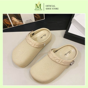 Marche Ladies Soft Lightweight Closed Toe Clogs Anti Slip Outdoor Beach Sandal Sendal Wanita