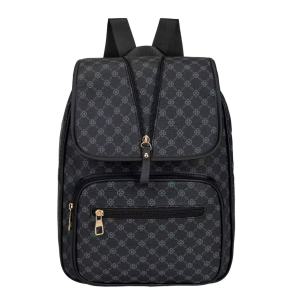 JOANNA BAG #8336 KOREAN FASHION LEATHER 13INCH GEOMETRIC PATTERN BACKPACK BAG FOR WOMEN