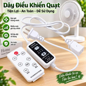 Bộ Điều Khiển Quạt Từ Xa 220V 150W – Remote Quạt Cơ Bật Tắt 3 Tốc Độ Hẹn Giờ 2H 4H 8H SD-208B