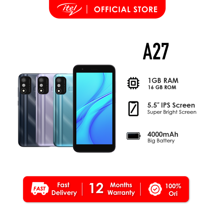 itel A27 (1GB/16GB) | Lazada PH