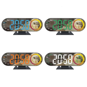 Digital Projections Alarm Clocks for Bedrooms 180° Rotatables Projectors Loud Duals Alarms for Kids ElderlyHeavy Sleepers