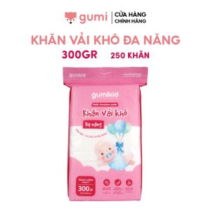 (300G) KHĂN VẢI KHÔ ĐA NĂNG DÀNH CHO MẸ VÀ BÉ GUMI