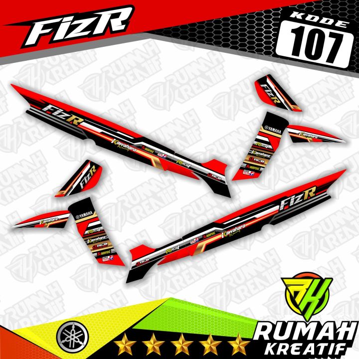 STRIPING Fiz R Special Racing Edition / STICKER MOTOR / STICKER VARIASI ...