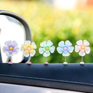 6Pcs Dekorasi Outlet Ac Mobil Bunga Kecil/Salep Bunga Mobil Dekorasi Interior Ac Mobil Bentuk Bunga Lucu/ Parfum Aromaterapi Mobil