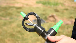 4-6 หุน สปริงเกอร์ ใบสแตนเลส โครงไม่หมุน พร้อม ขาปักสายยาง สปริงเกอร์ ใบสแตนเลส โครงไม่หมุน พร้อม ขาปักสายยาง