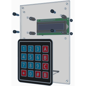 LC094 – LCD KEYPAD Mounting Plate Keypad matrix holder 20x4 LCD module holder